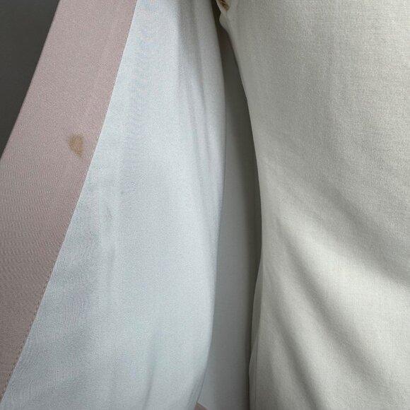 Ted Baker London Bolty Draped White‎ Sleeveless Asymmetrical Sheath Dress Size 0 - Picture 10 of 13